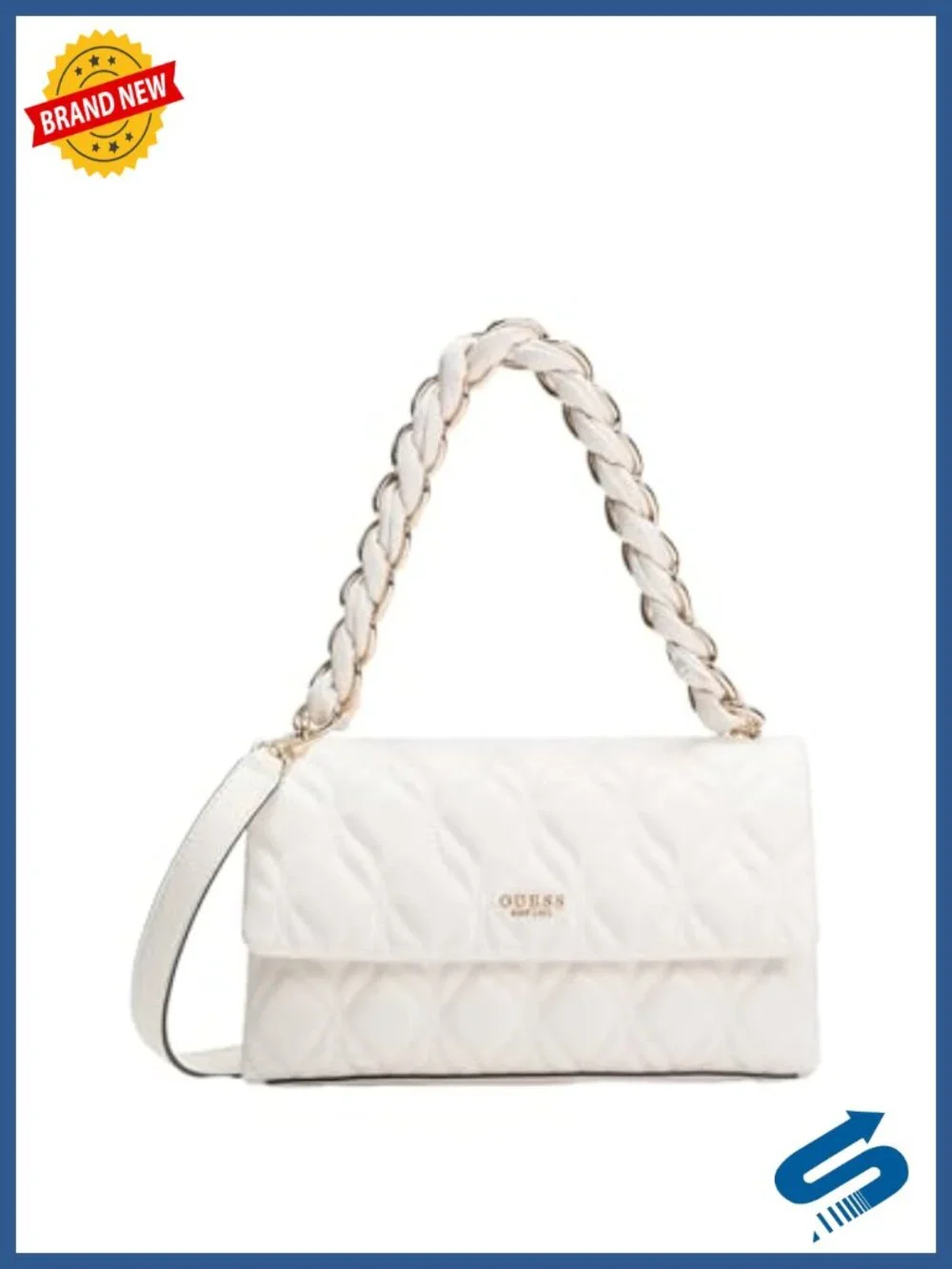 Polyurethane Flap Crossbody Bag with Card Slots